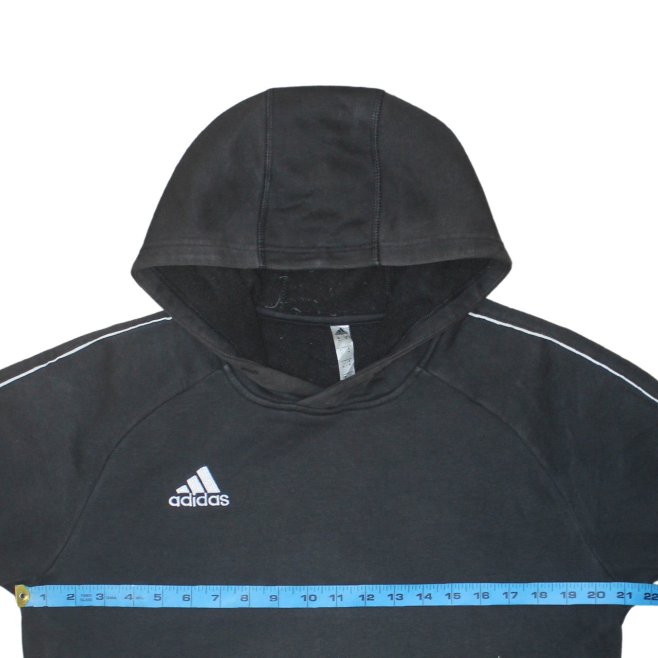 Adidas Men's Black Pullover Hoodie M Sports Fleece Sweatshirt