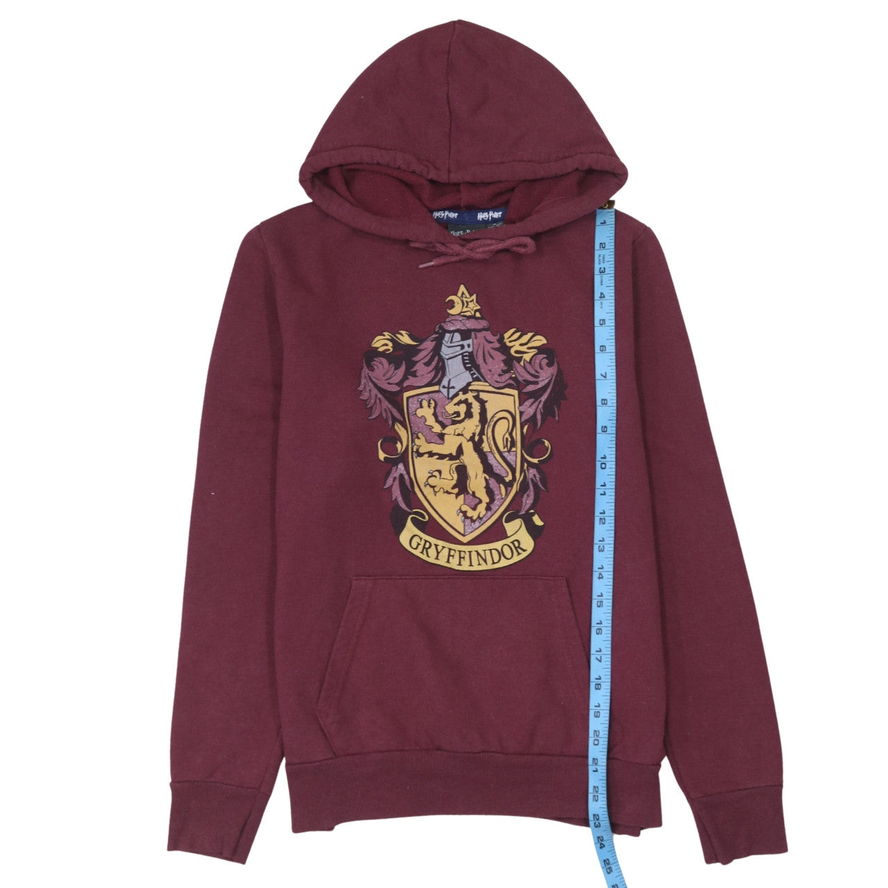 Harry Potter Gryffindor Burgundy Hoodie Women's UK 10/12 Pullover