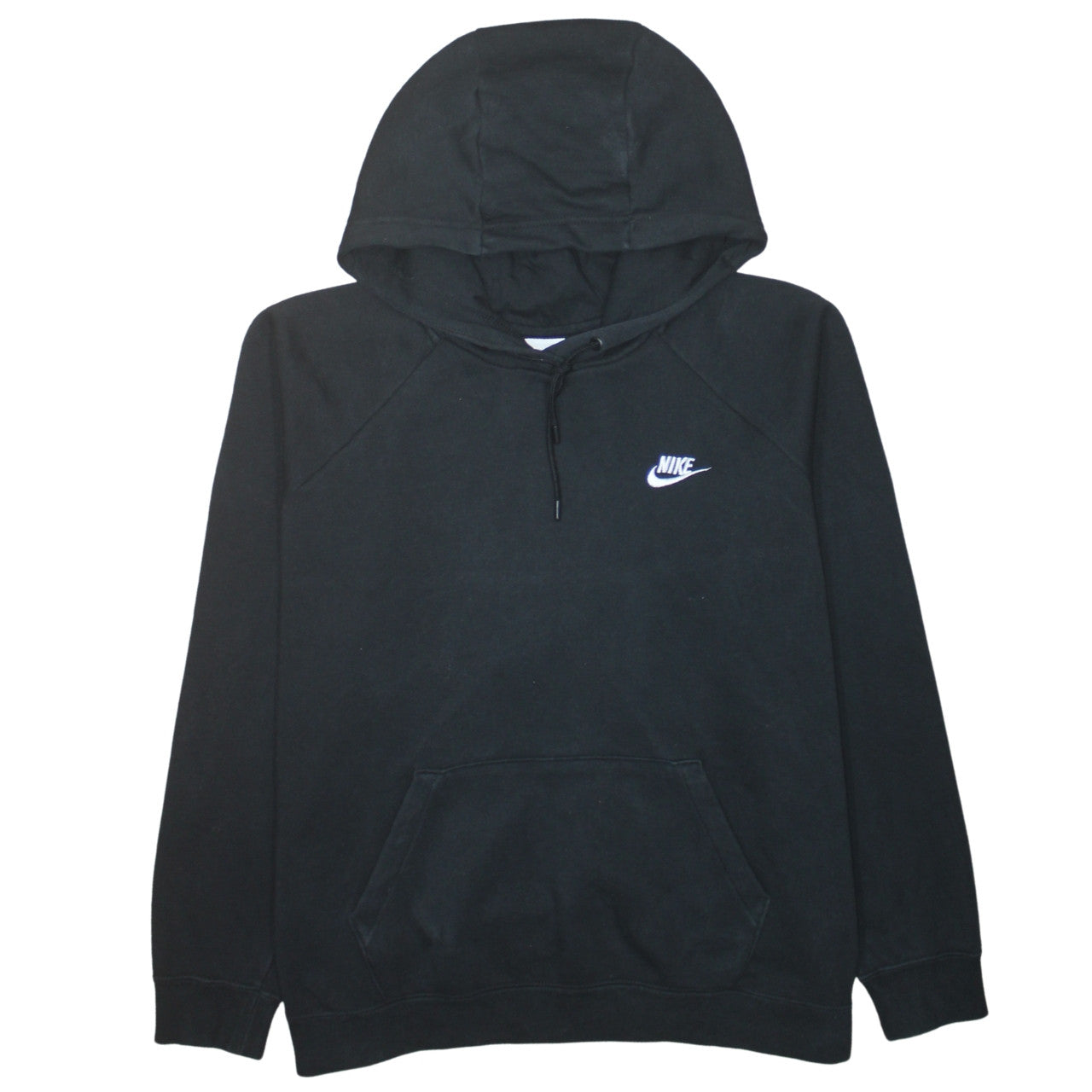 Nike Womens Black XL Pullover Hoodie Cotton Blend Sportswear
