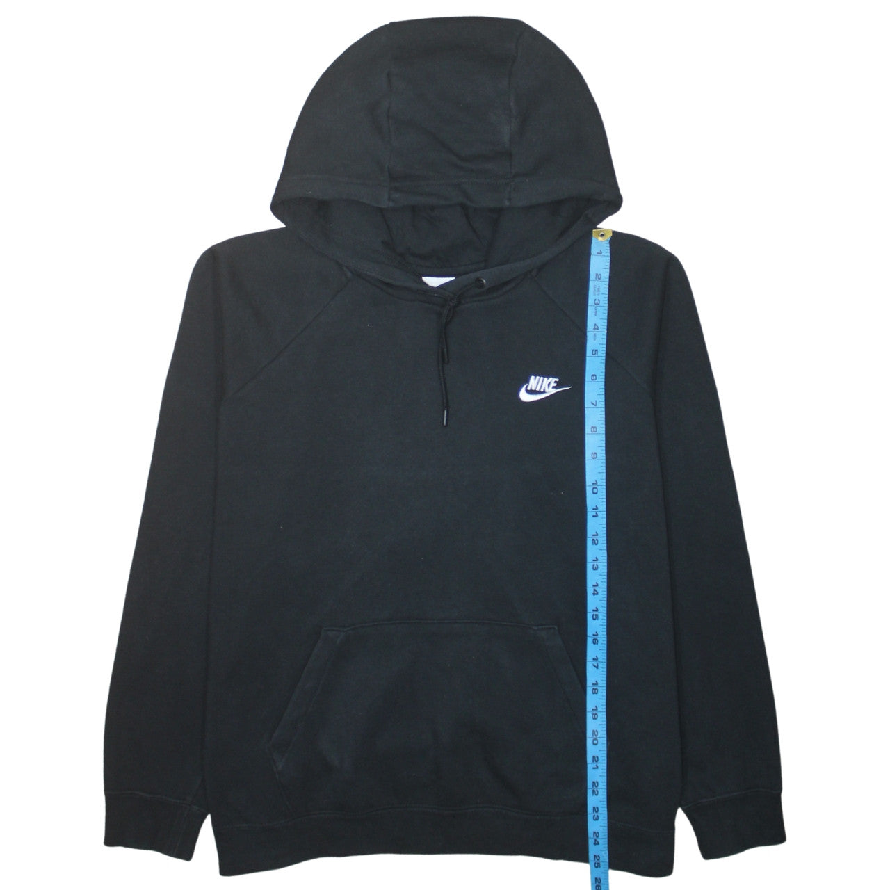 Nike Womens Black XL Pullover Hoodie Cotton Blend Sportswear