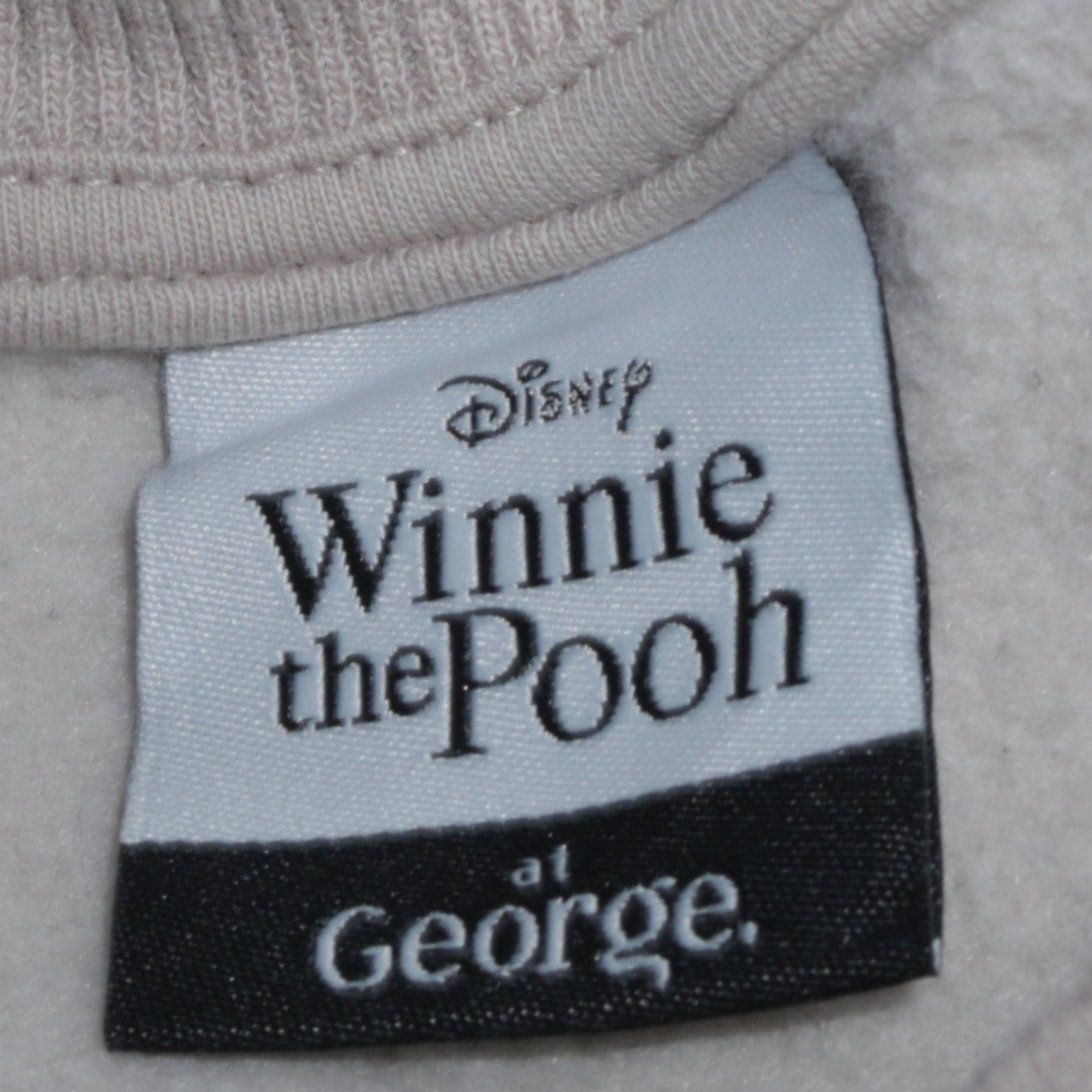 George Women Grey Winnie the Pooh Sweatshirt S 8-10 Crew Neck Pullover