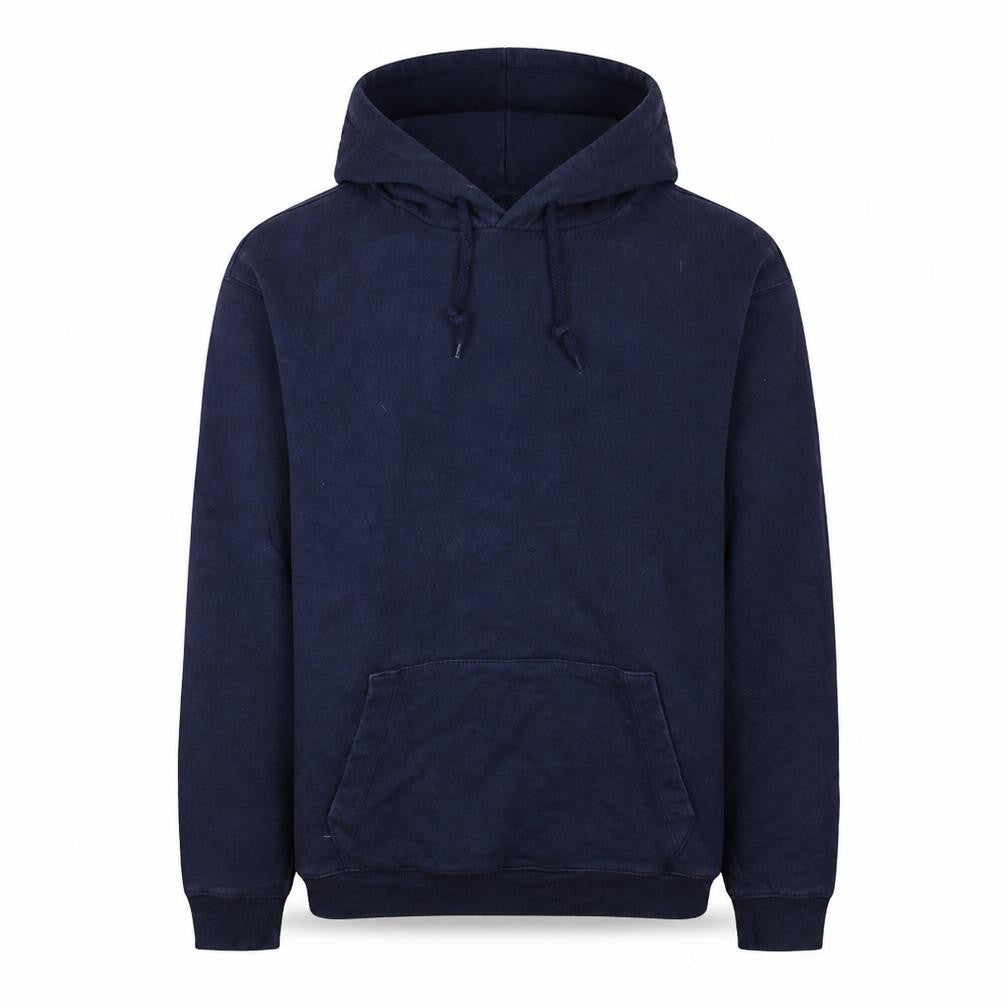 Gap Men's Blue Pullover Hoodie Medium Fleece Sweatshirt