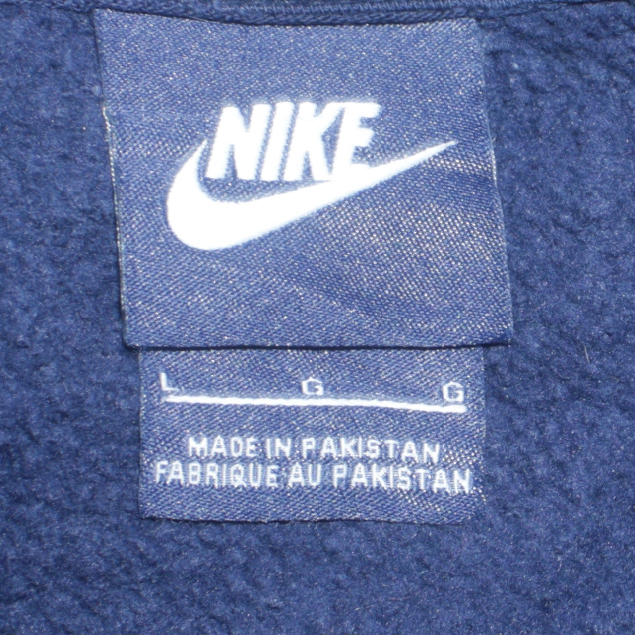 Nike Men's Blue Full Zip Hoodie Size L Sportswear