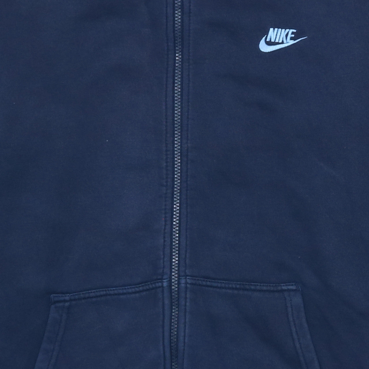 Nike Men's Blue Full Zip Hoodie Size L Sportswear