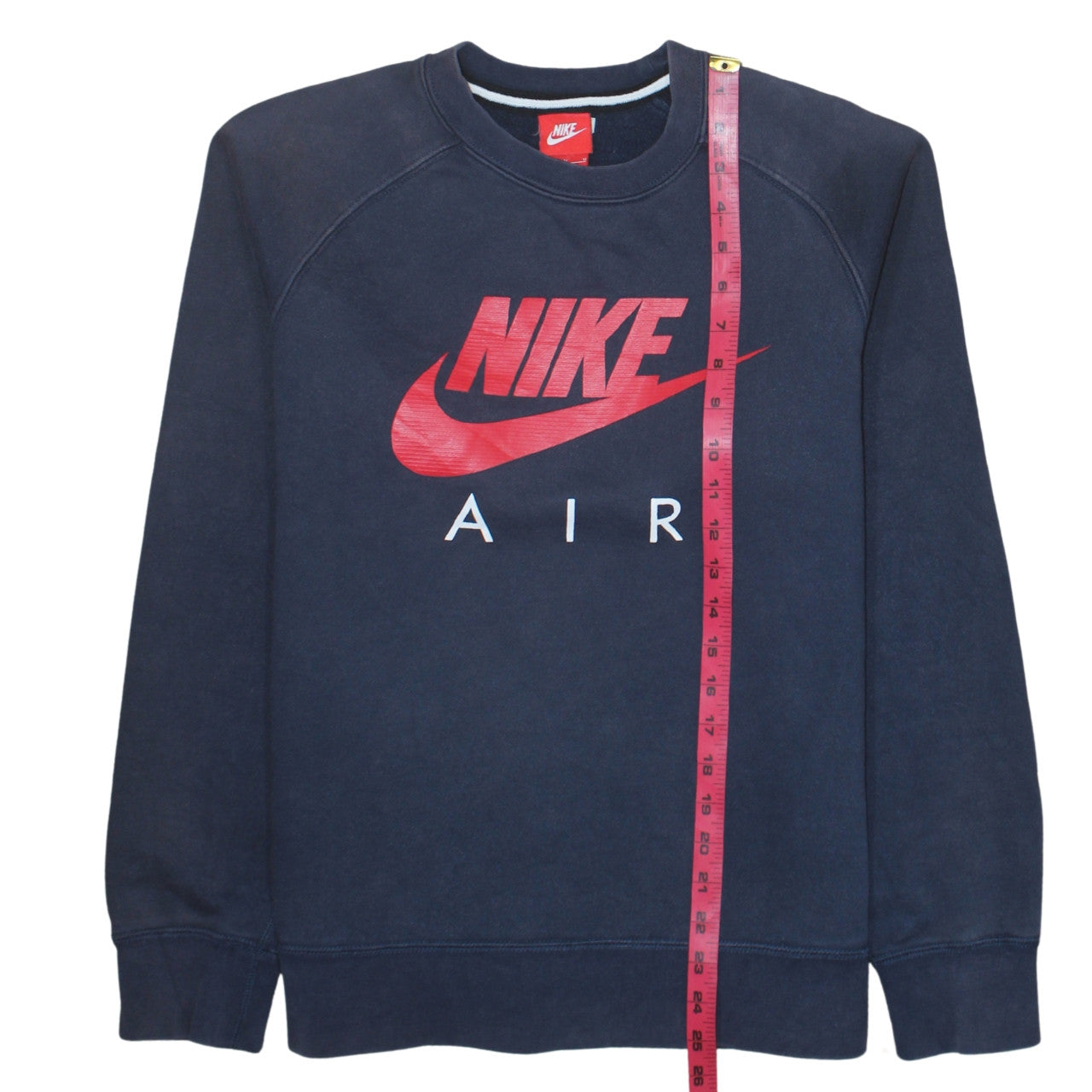 Nike Mens Blue Air Logo Sweatshirt M Crew Neck Pullover