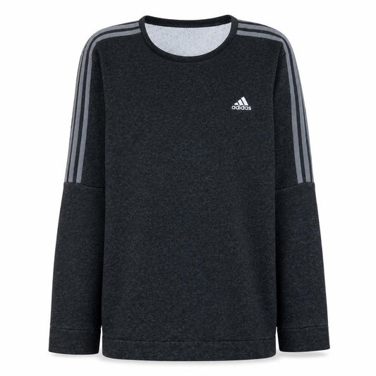 adidas Men Grey XL Pullover Sweatshirt Long Sleeve Crew Neck