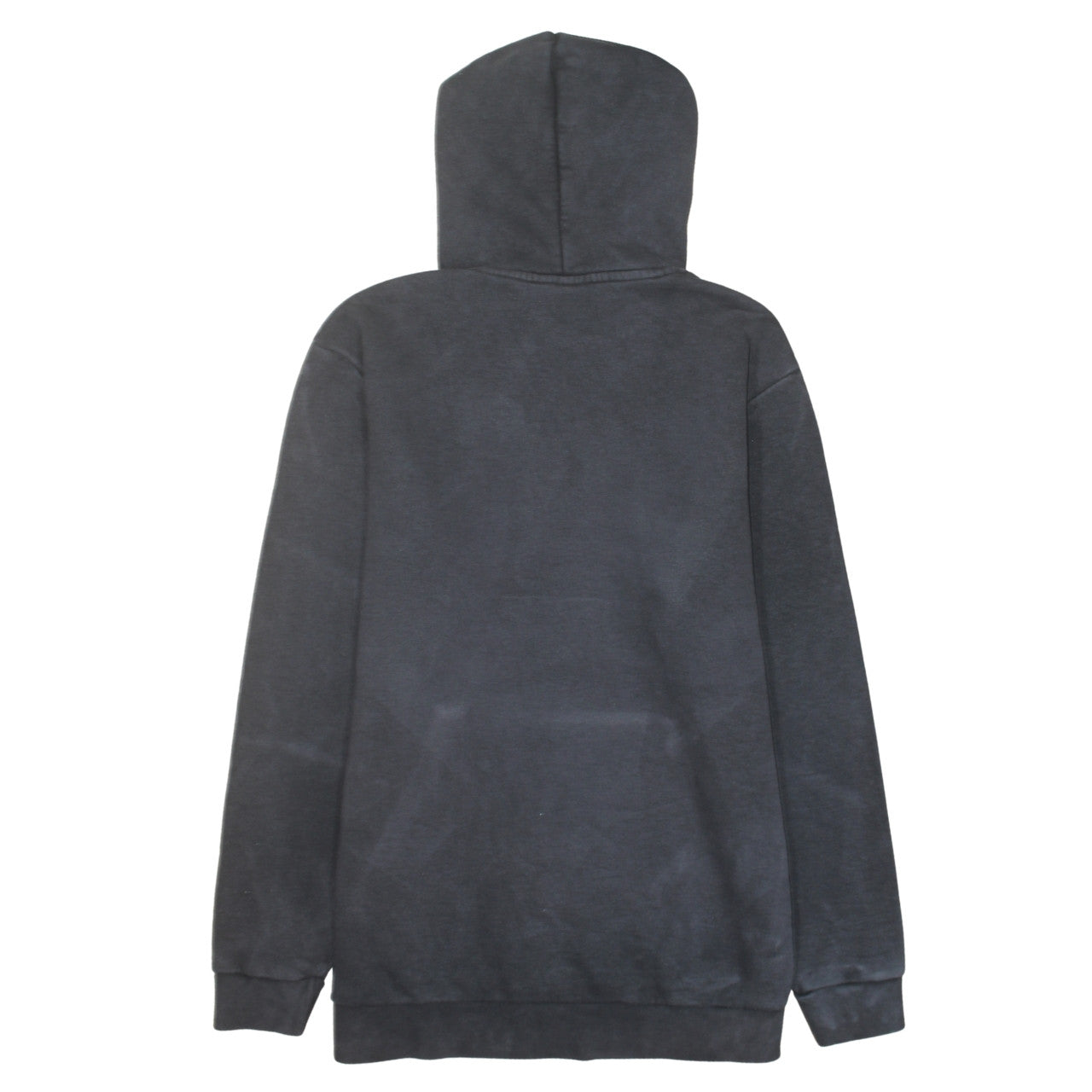 Adidas Men Black Pullover Hoodie L Fleece Sports Logo