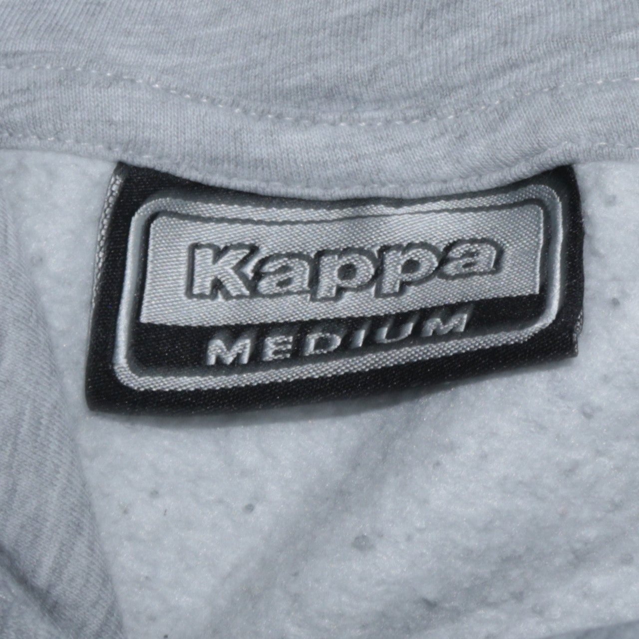 Kappa Mens Grey Pullover Hoodie Medium Regular Fit Sports Style