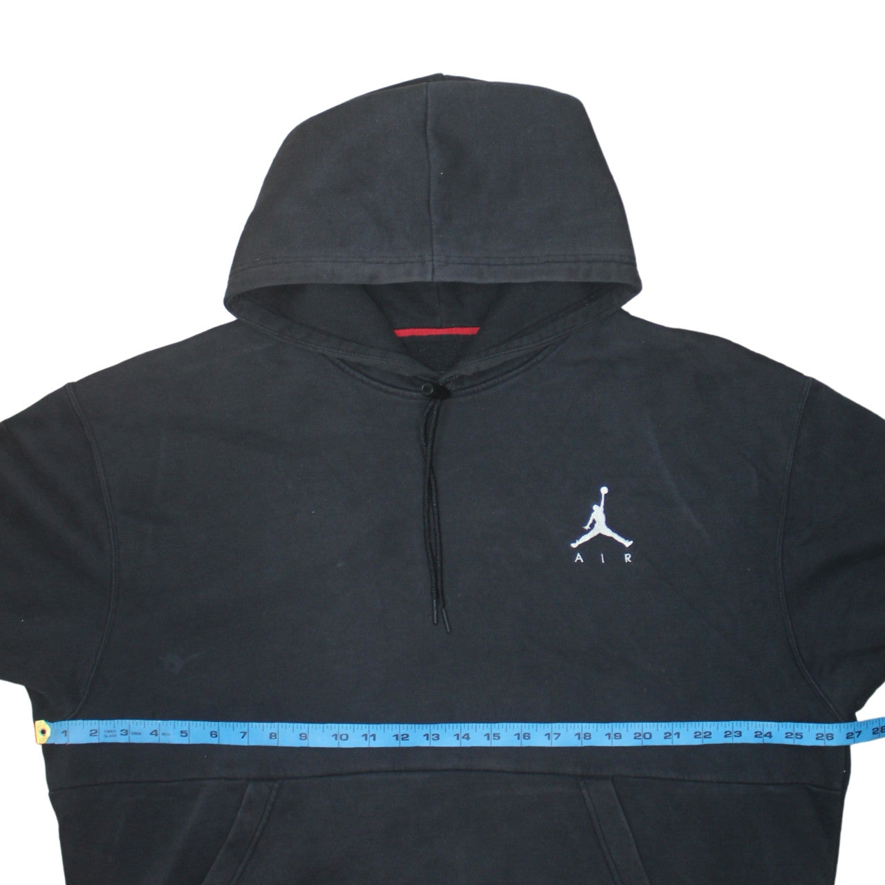 Jordan Men's Black 2XL Pullover Hoodie Embroidered Logo Fleece
