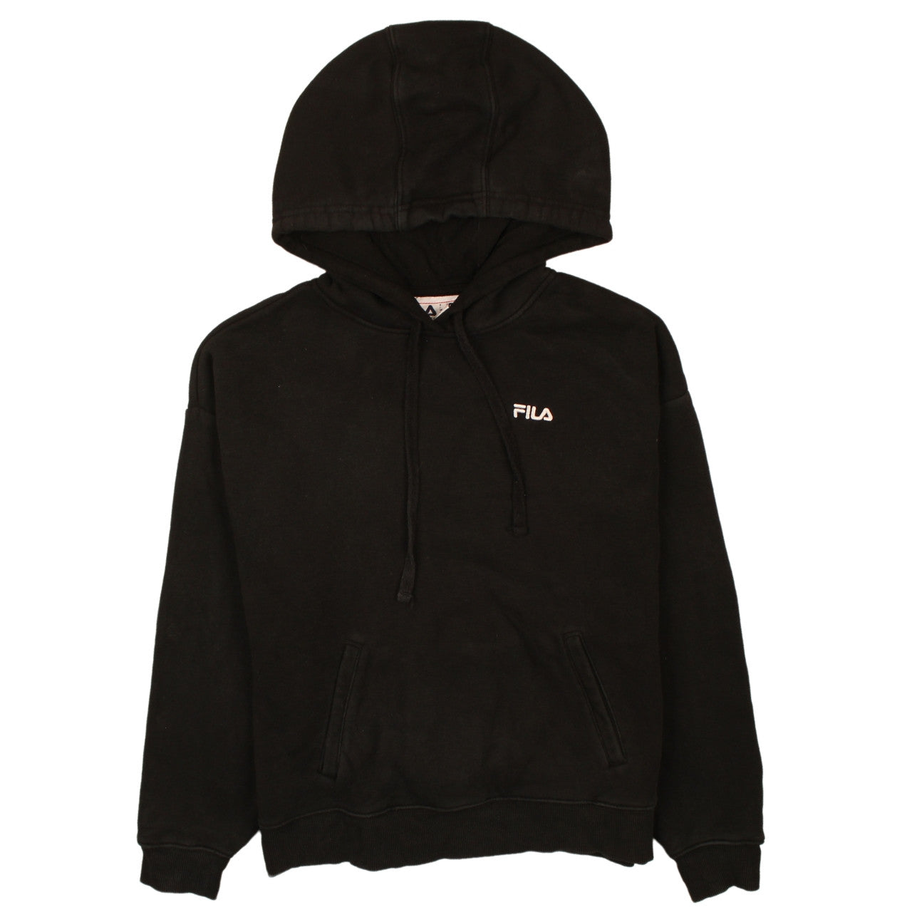 Fila Men's Black Pullover Hoodie Small Regular Fit