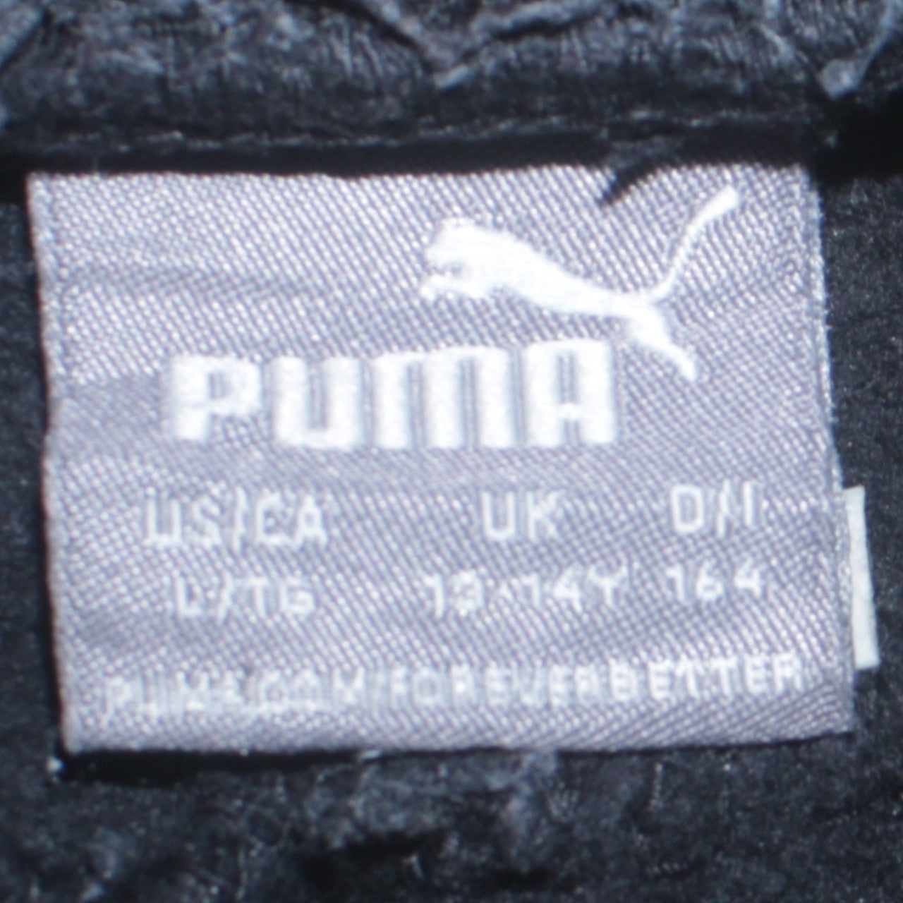 Puma Boys Black 13-14 Years Jogger Sweatpants Regular Fit Activewear