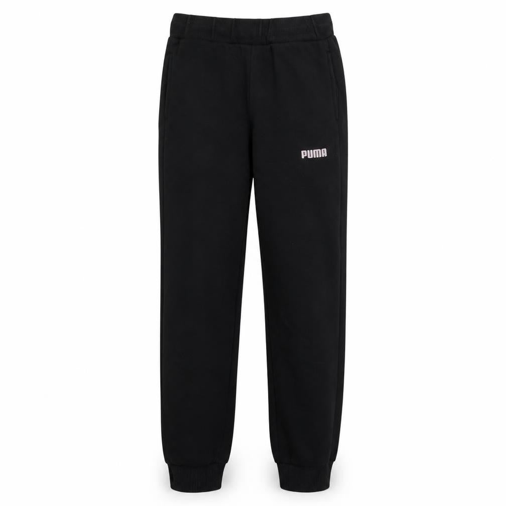 Puma Boys Black 11-12 Years Jogger Sweatpants Regular Fit Activewear