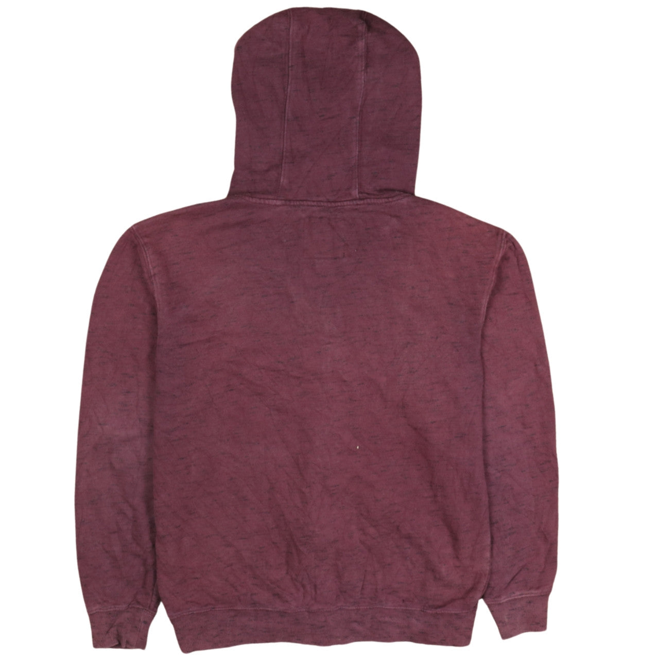 Vans Mens Red Full Zip Logo Hoodie Small Regular Fit