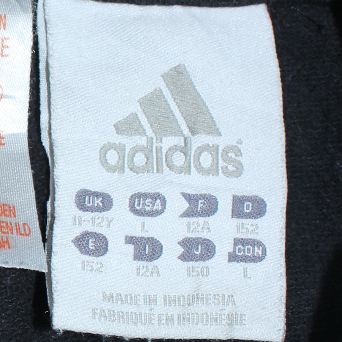 Adidas Girls Black Logo Pullover Hoodie 11-12 Years Sports Casual