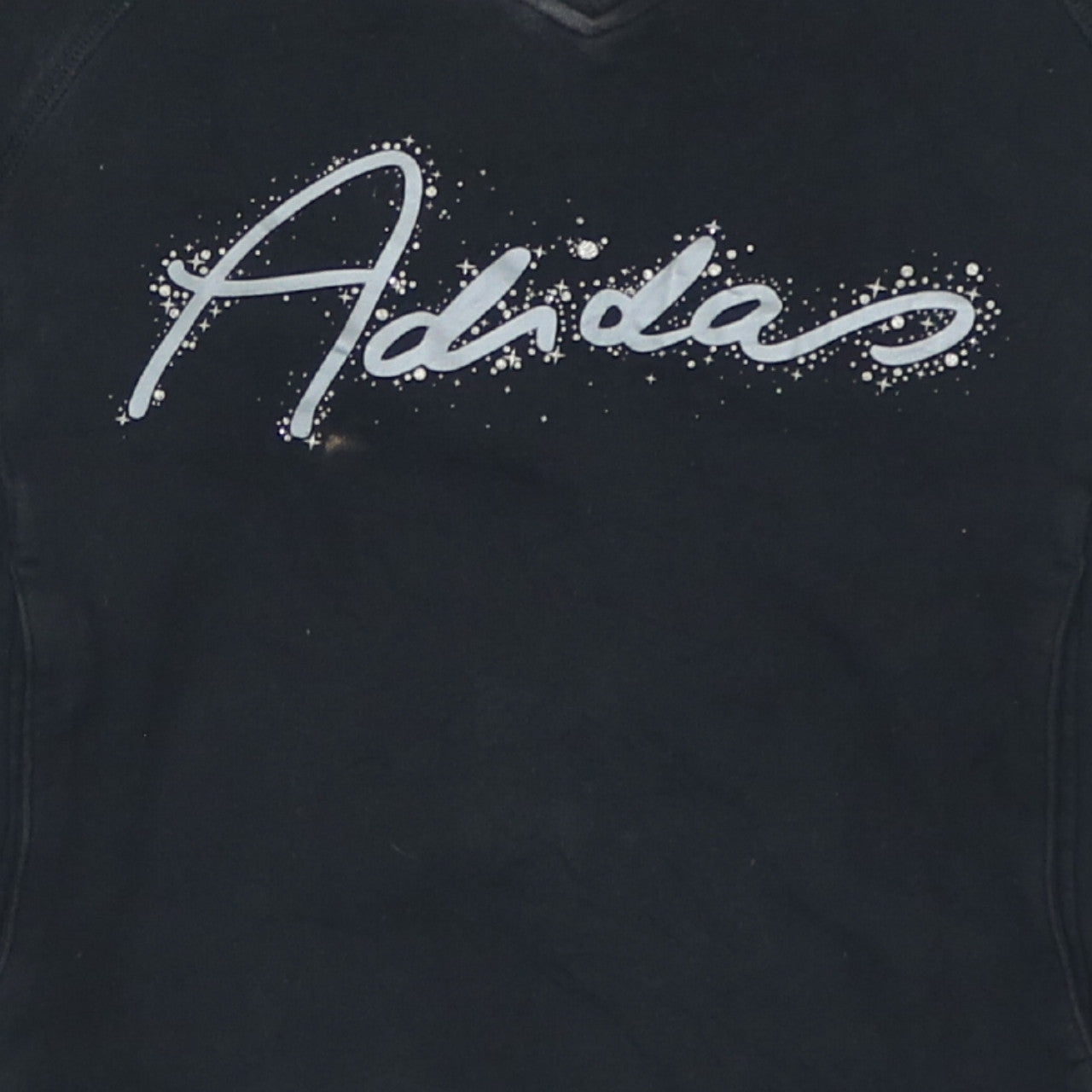 Adidas Girls Black Logo Pullover Hoodie 11-12 Years Sports Casual