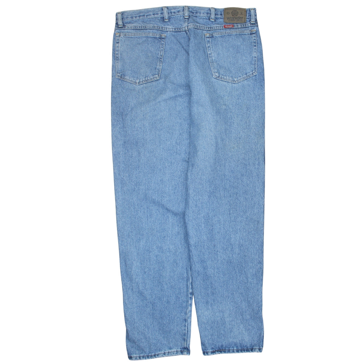 Wrangler Men's Blue Straight Fit Denim Jeans 38x34 USA Made
