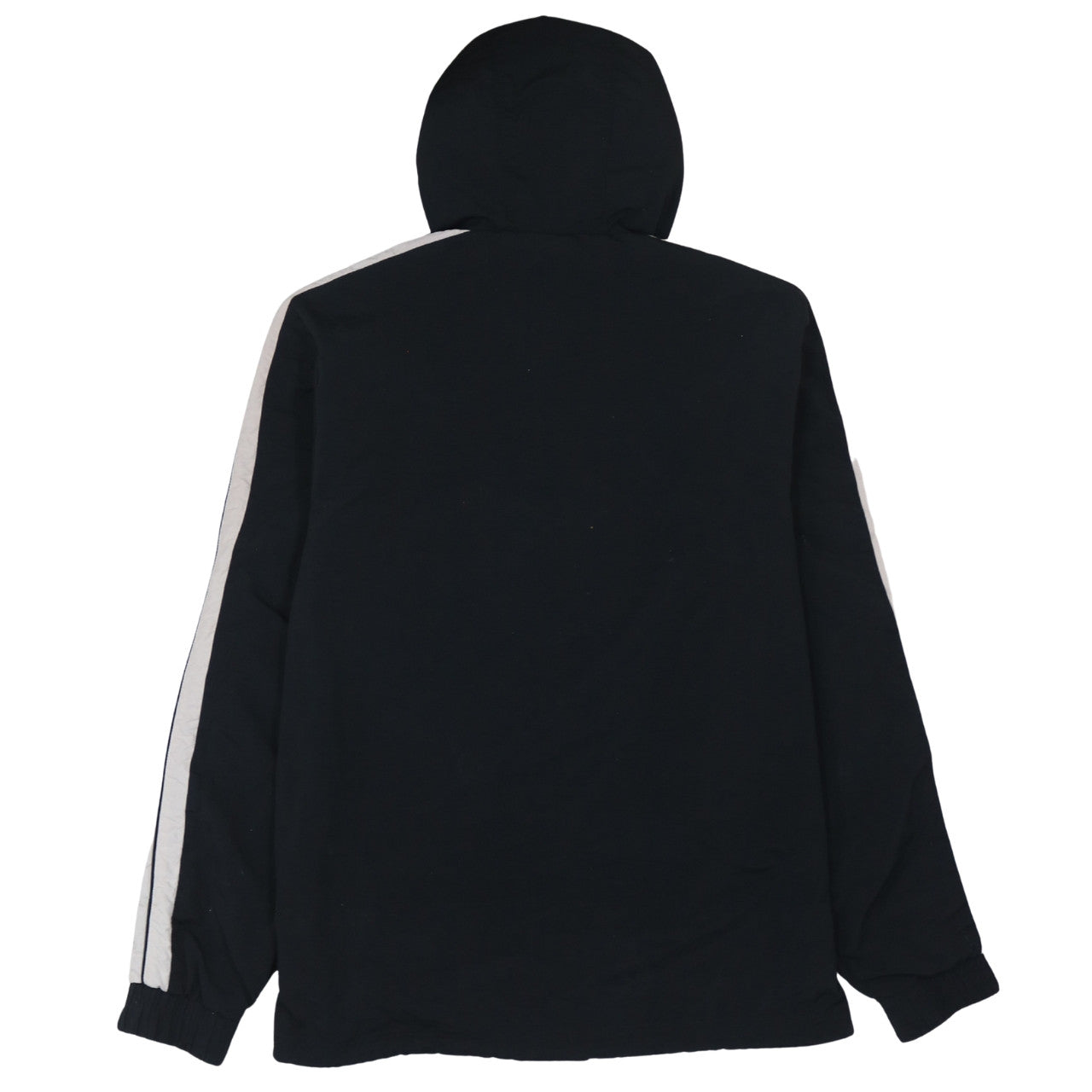 Ellesse Men's Black Nylon Hooded Anorak Jacket Size M Retro Sports Style