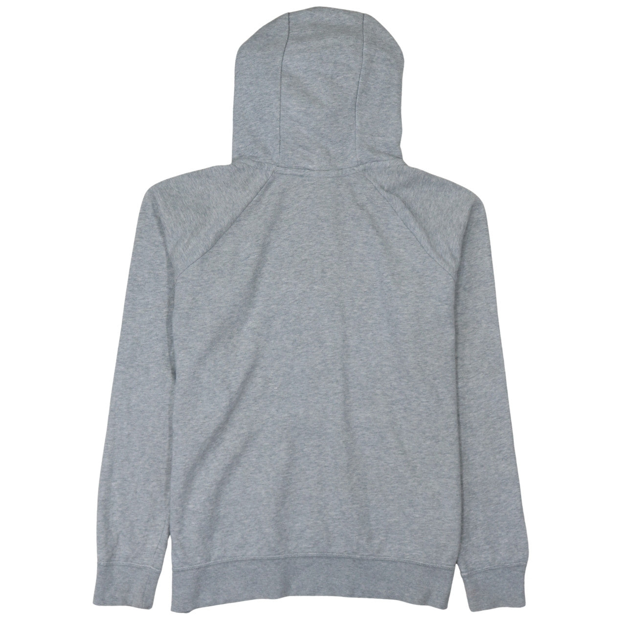 Nike Womens Grey Pullover Hoodie L Logo Fleece Sweatshirt