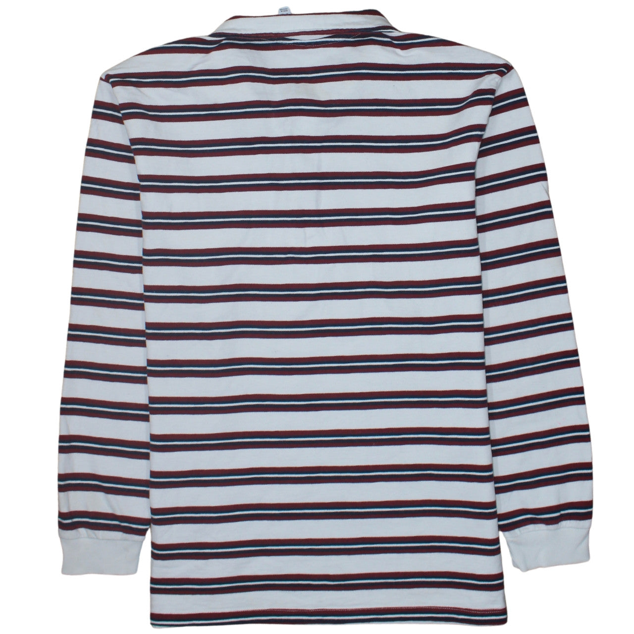 Adidas Men's White Striped 1/2 Zip Sweatshirt XL Vintage Style