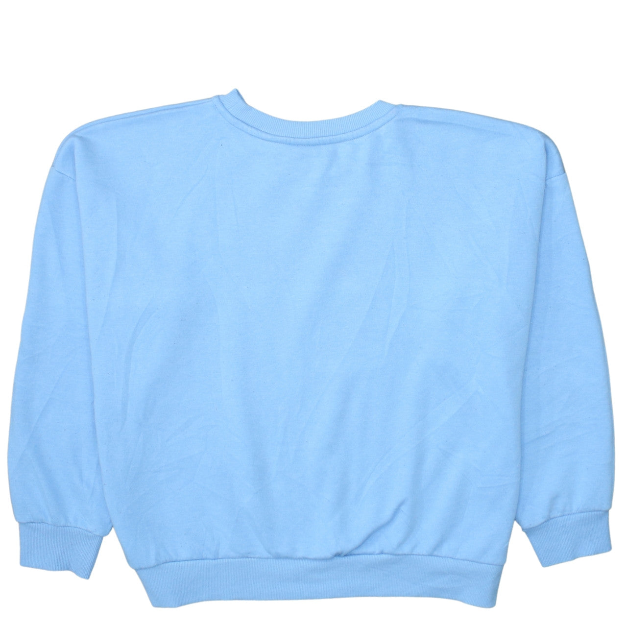 Disney Stitch Women's Blue Pullover Sweatshirt M Ohana Graphic