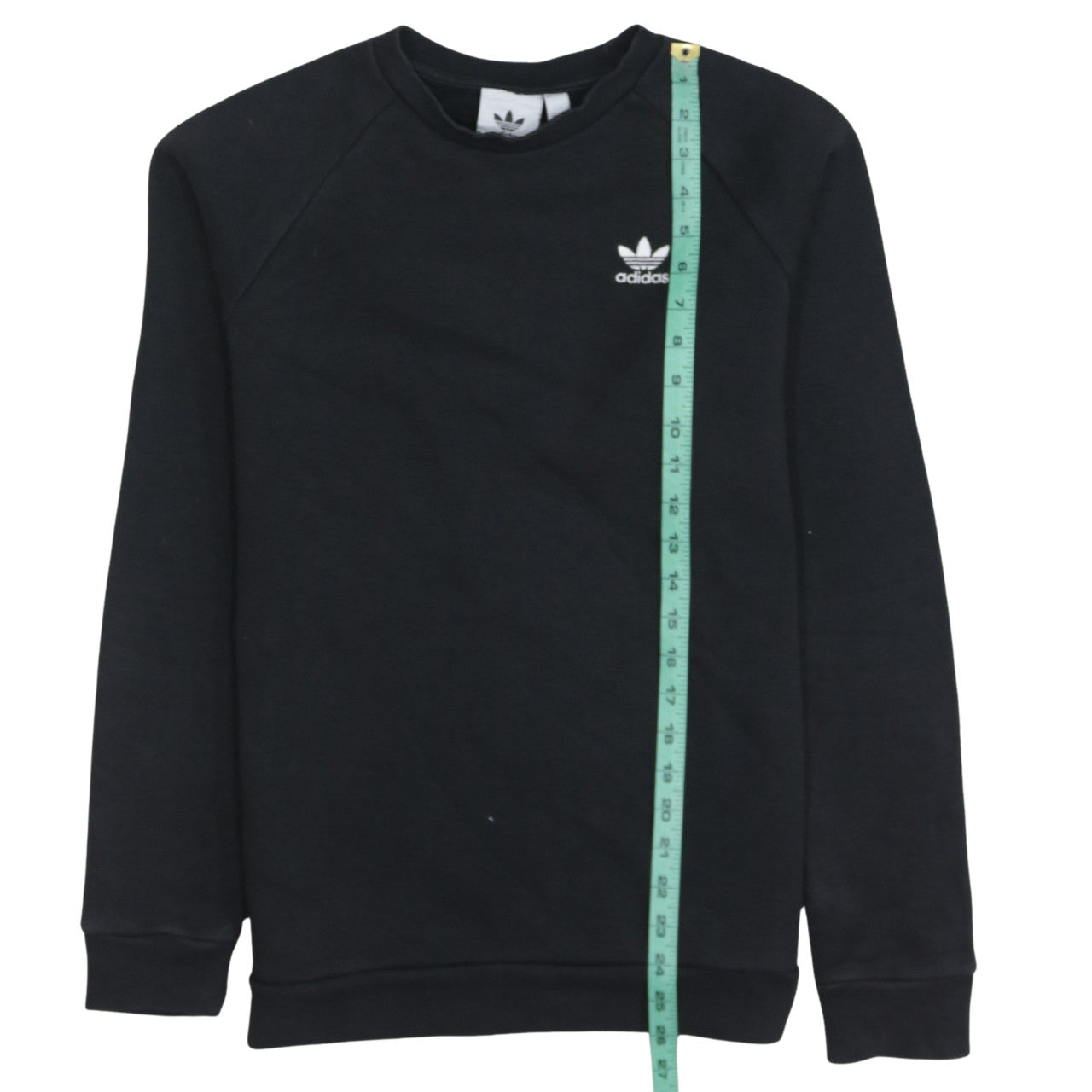 Adidas Men's Black XS Pullover Sweatshirt Crew Neck Fleece