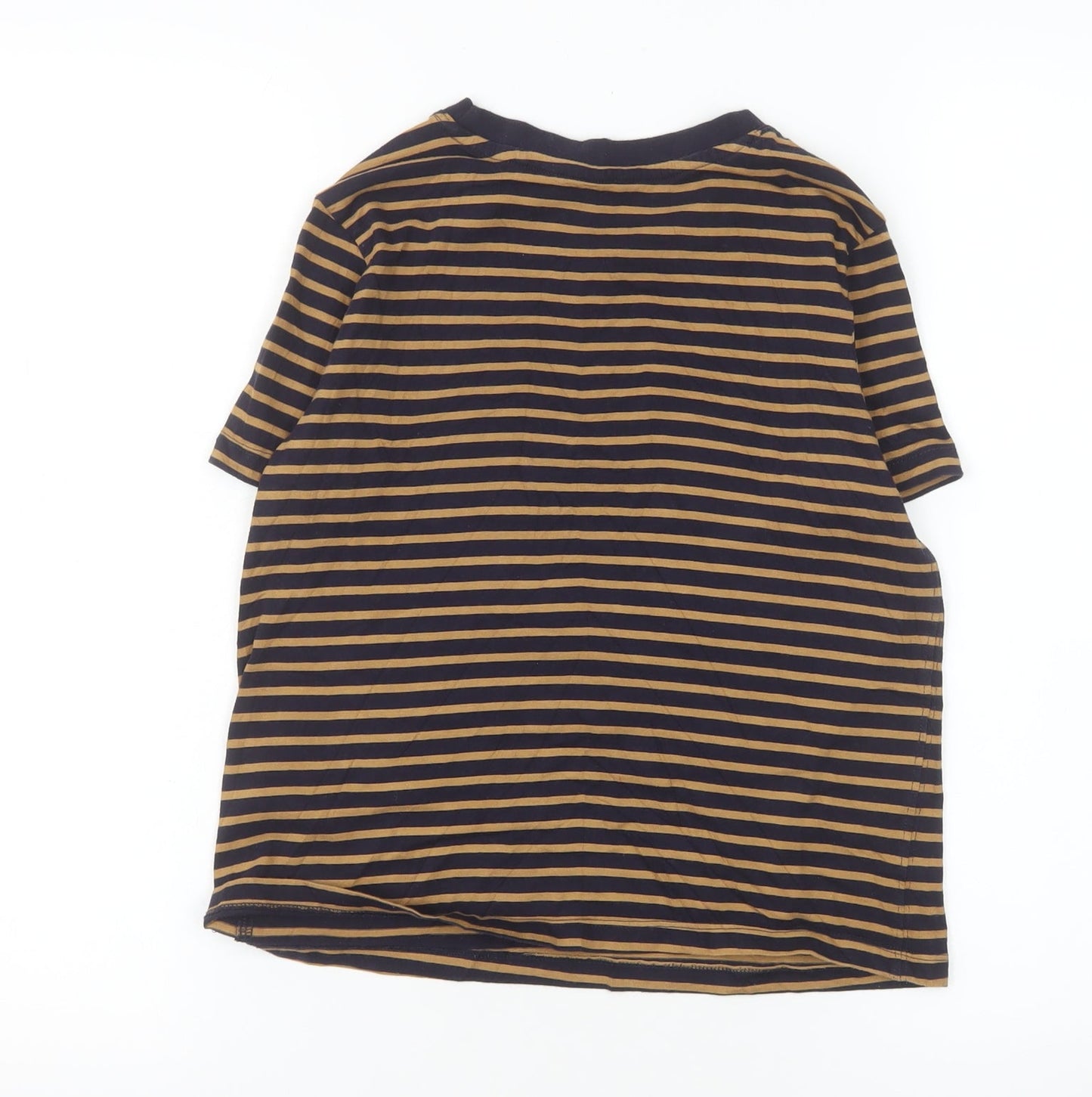 Next Women’s Multicoloured Stripe Cotton Short Sleeve T-Shirt Size 6P