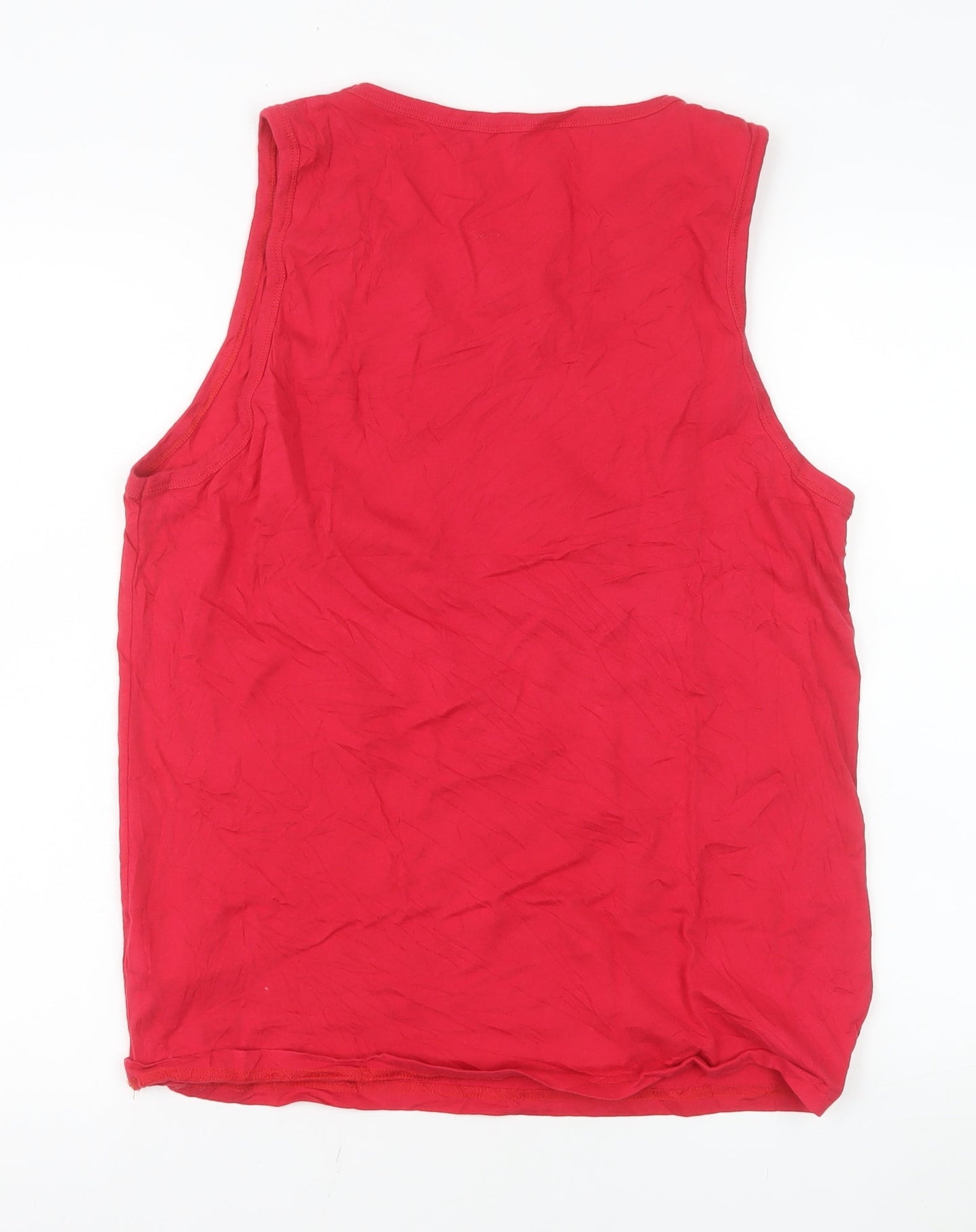 The Great Branding Company Men's Red Portugal XL Sleeveless World Cup Top