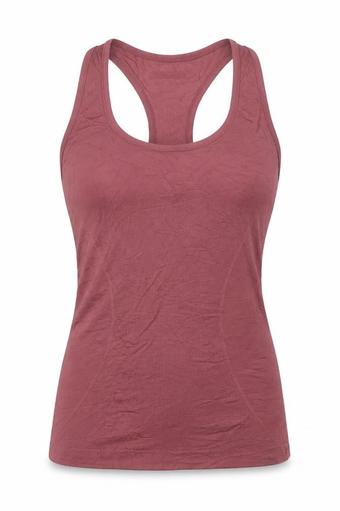 Forever 21 Womens Pink Racerback Tank Top S Slim Fit Activewear