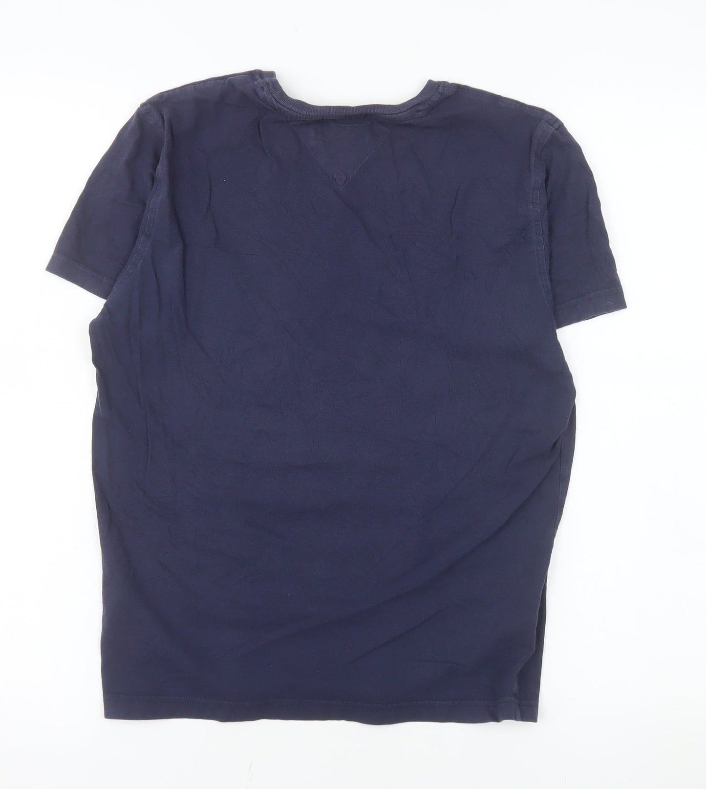 Tommy Hilfiger Denim Men's Navy Blue Small Crew Neck T-Shirt