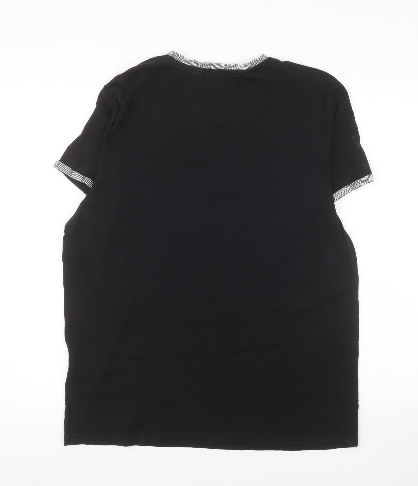 Brave Soul Men's Black XL Crew Neck Short Sleeve T-Shirt