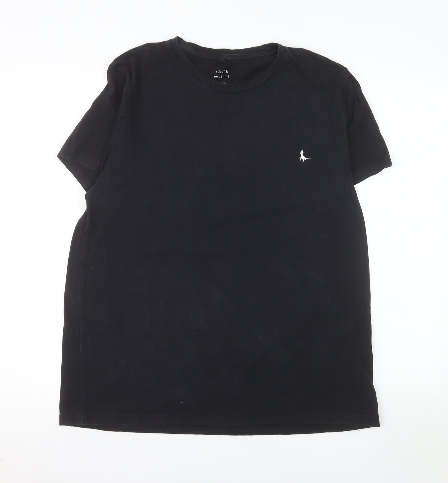 Jack Wills Men's Black XL Crew Neck Cotton T-Shirt