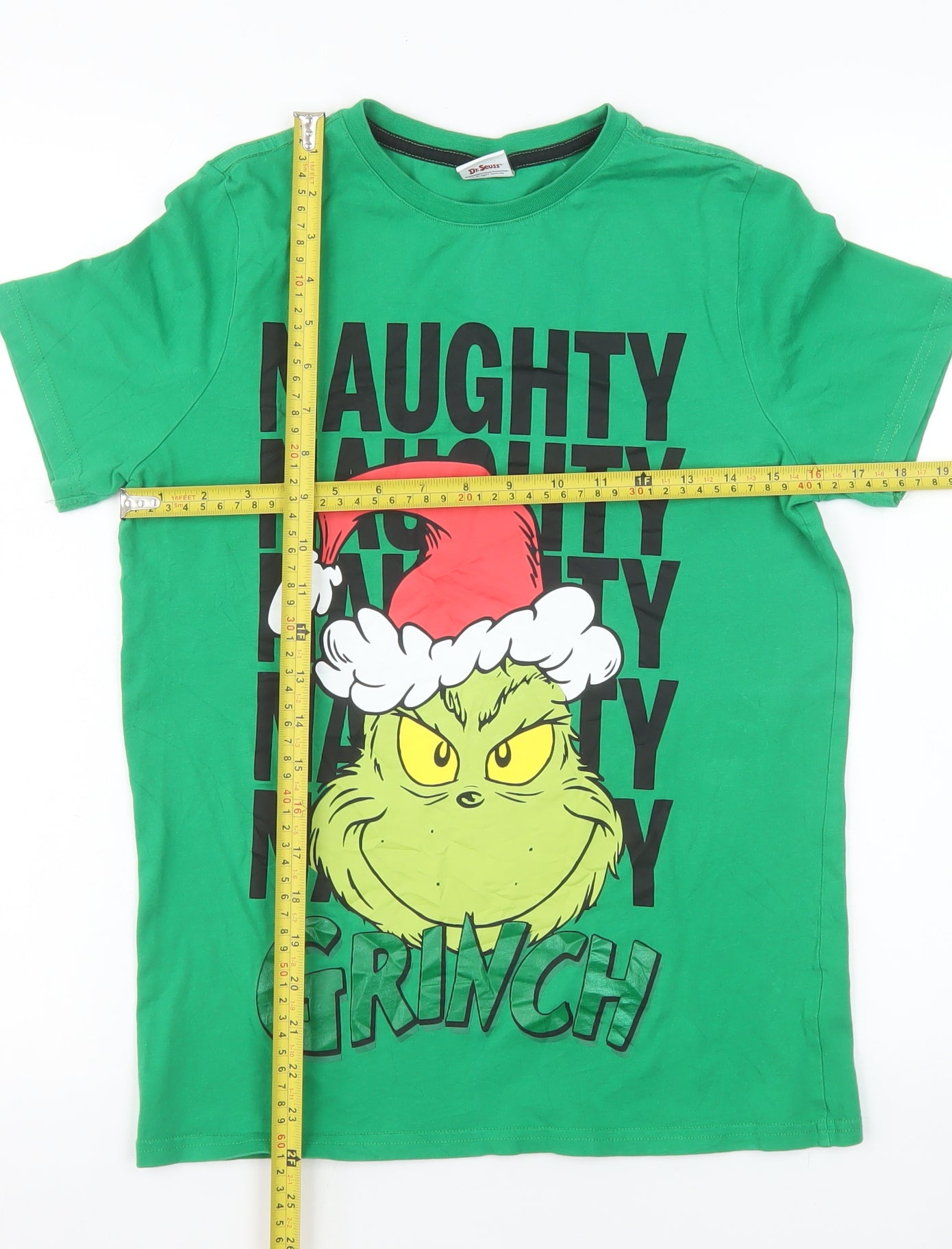 The Grinch Boys Green Short Sleeve Christmas T-Shirt 12-13 Years
