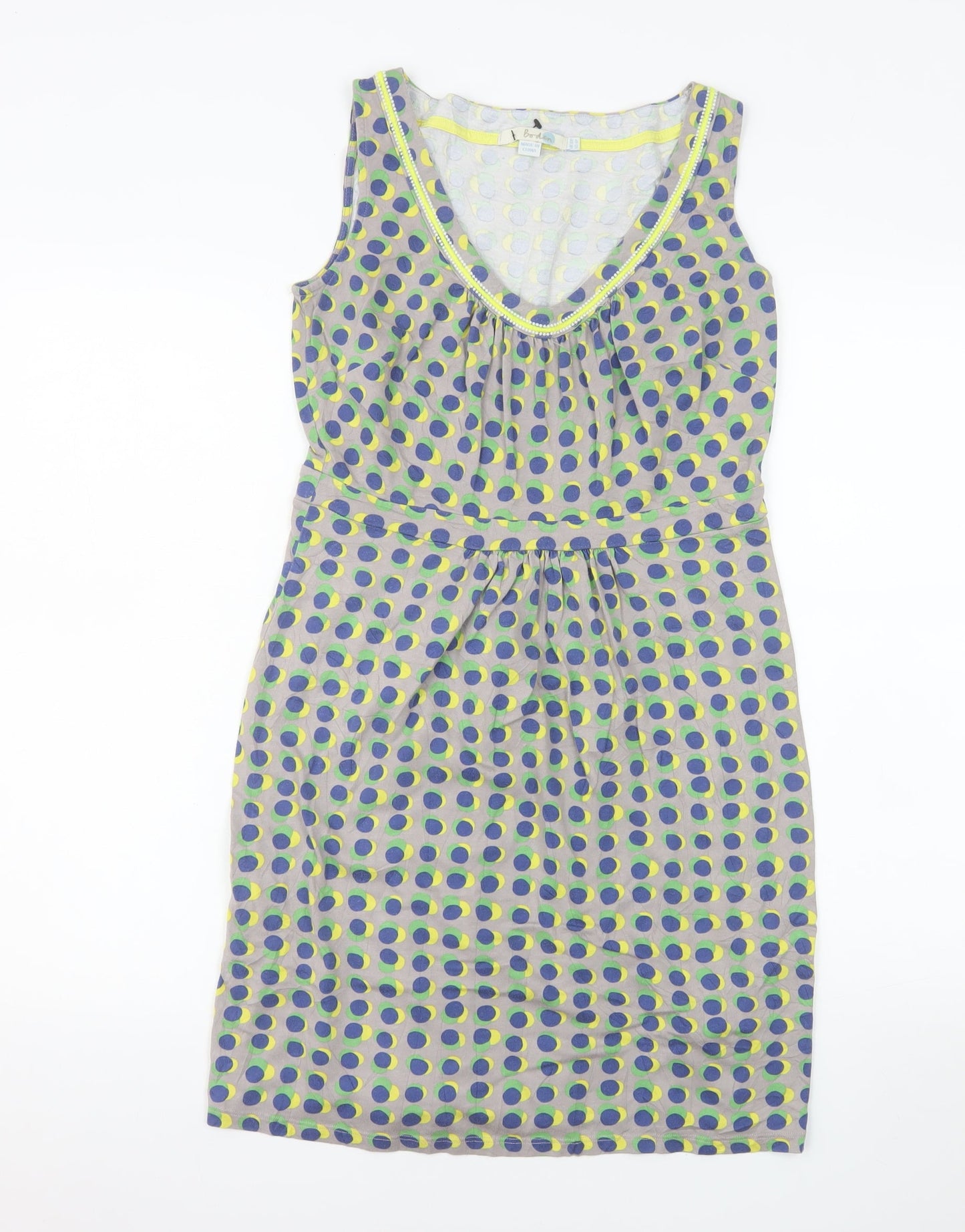 Boden Women’s Multicoloured Polka Dot Shift Dress Size 10