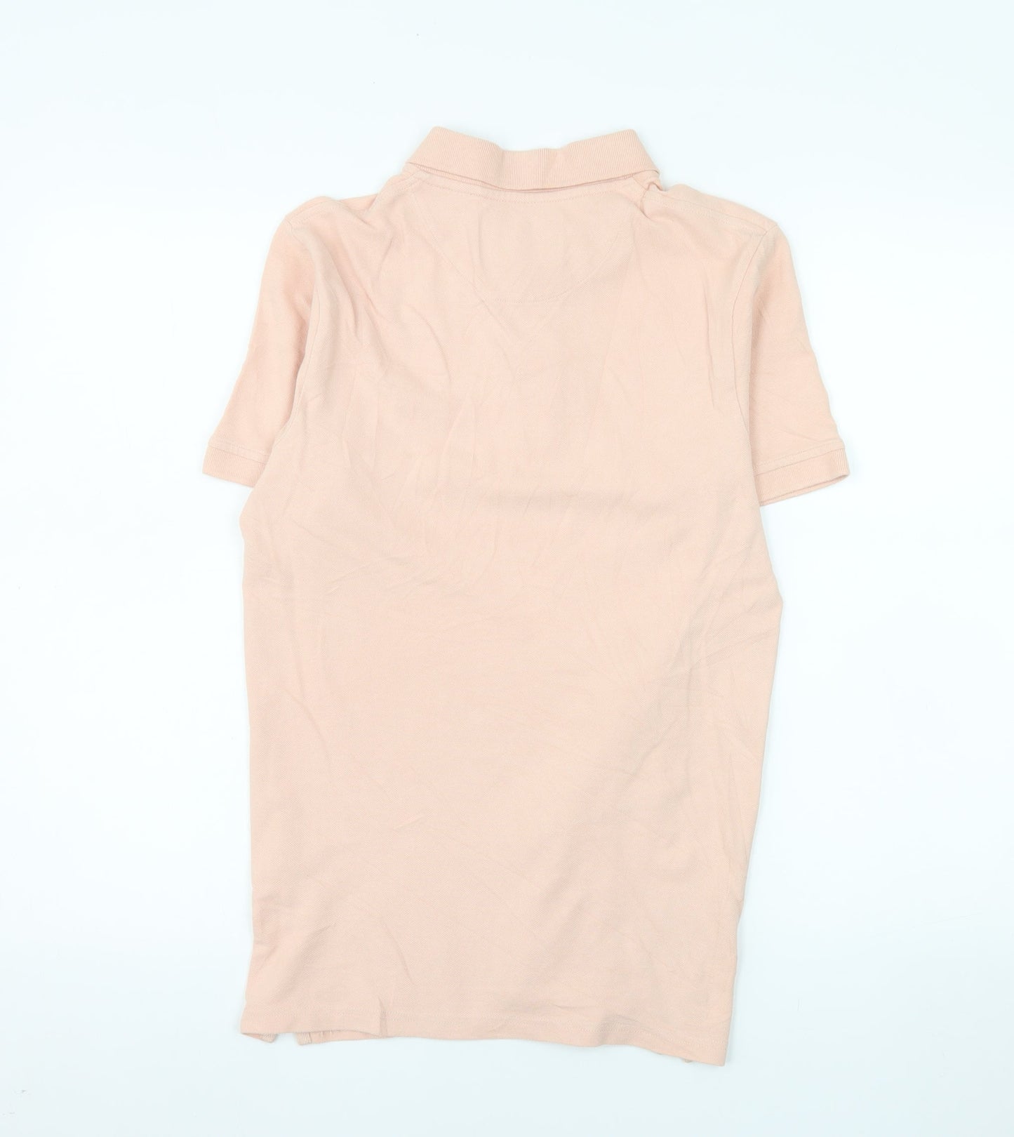 Lyle & Scott Men's Pink Cotton Polo Shirt Size S Classic Fit