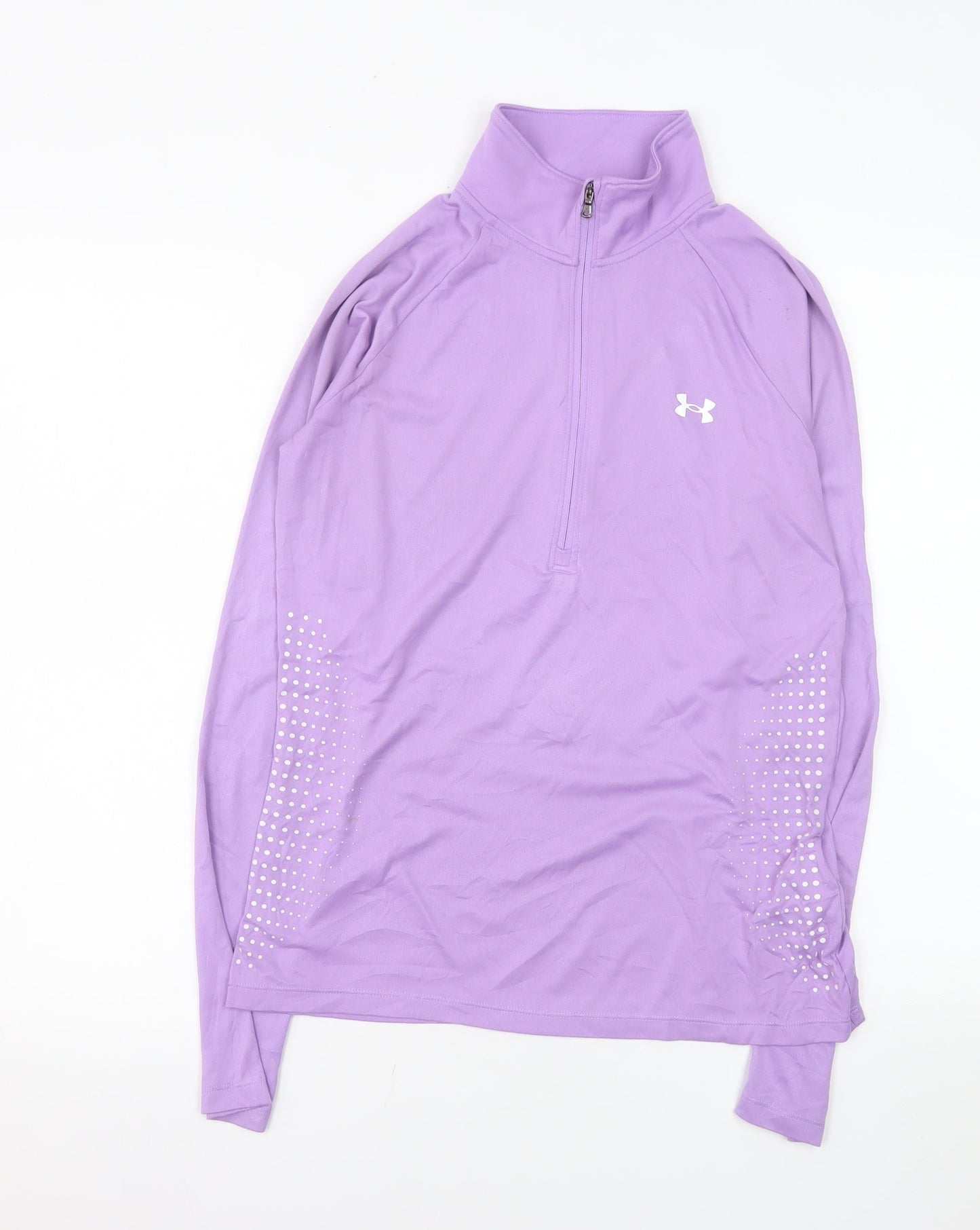 Under Armour Women's Purple 1/2 Zip Pullover Sweatshirt M