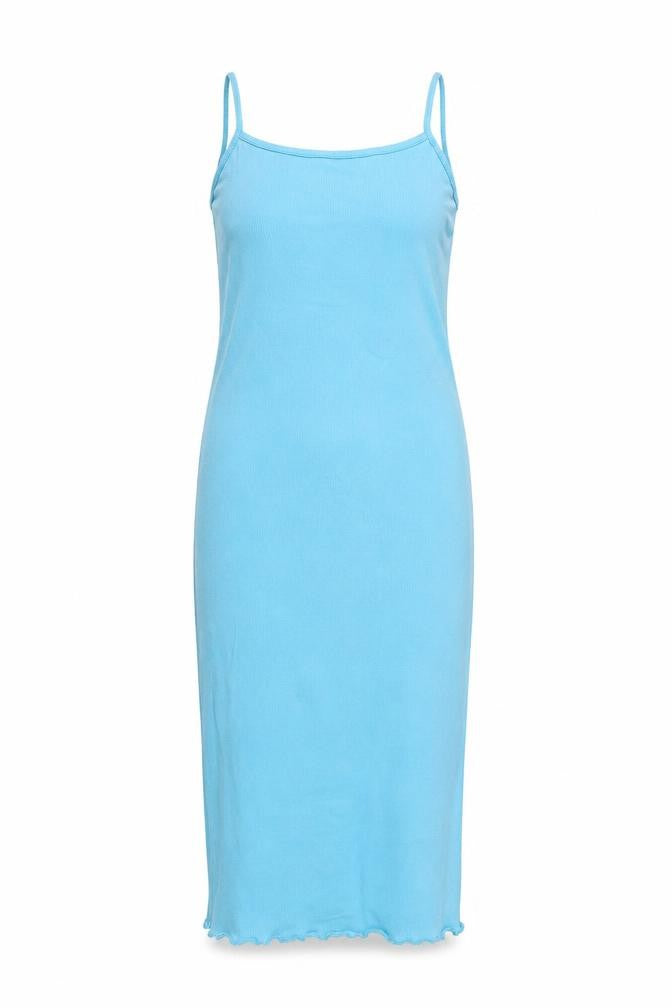 Collusion Women's Blue Size 12 Midi Slip Dress