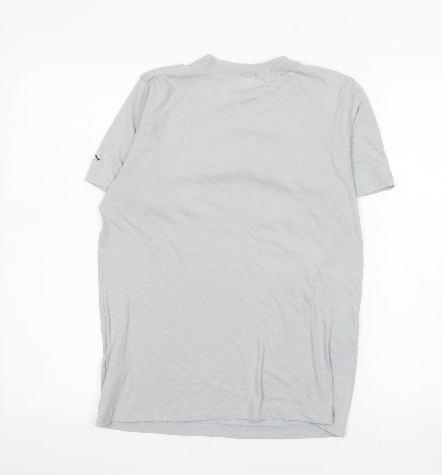 Jordan Boys Grey Air 23 Graphic T-Shirt Size 12-13 Years Crew Neck