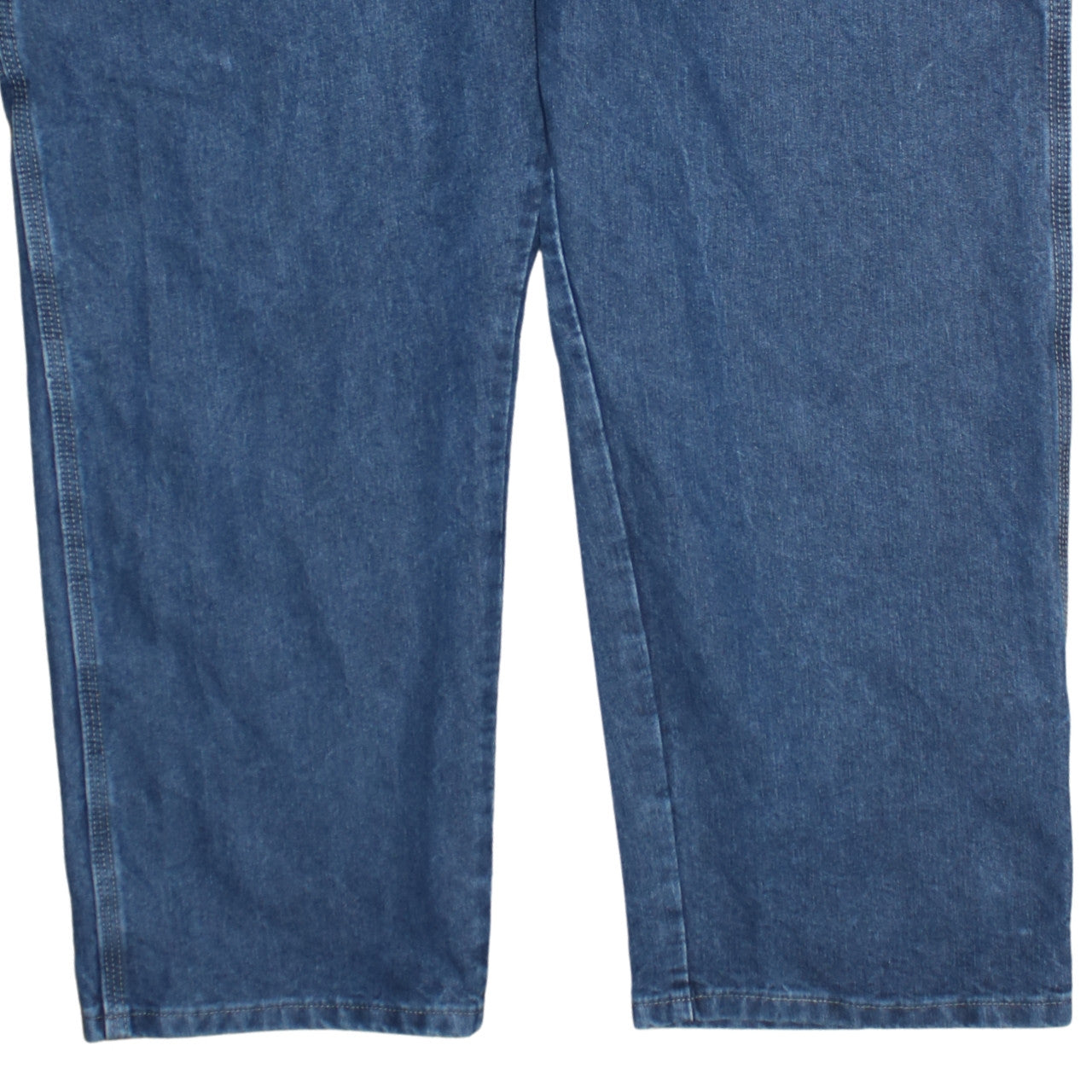 Wrangler Men's Blue Denim Carpenter Jeans 44x30 Relaxed Fit