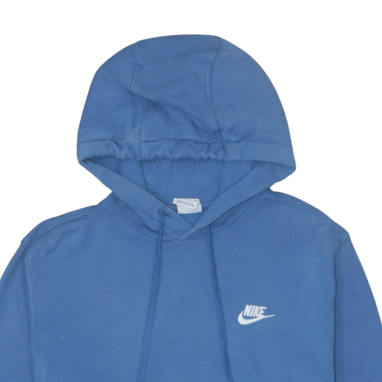Nike Men Blue Pullover Hoodie Small Regular Fit Fleece Sweatshirt
