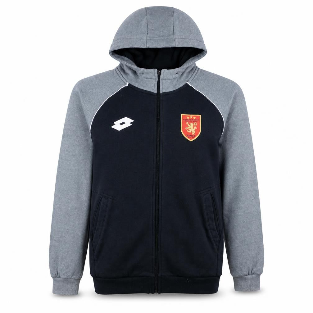 Lotto Men's Grey Full Zip Hoodie M Sports Sweatshirt