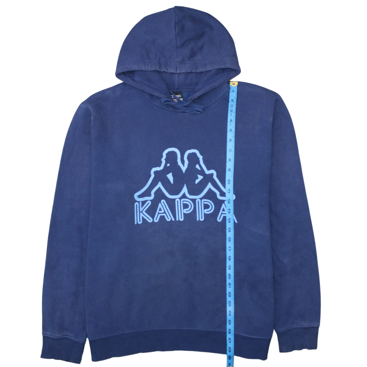 Kappa Men's Blue 2XL Pullover Hoodie Graphic Logo Sweatshirt