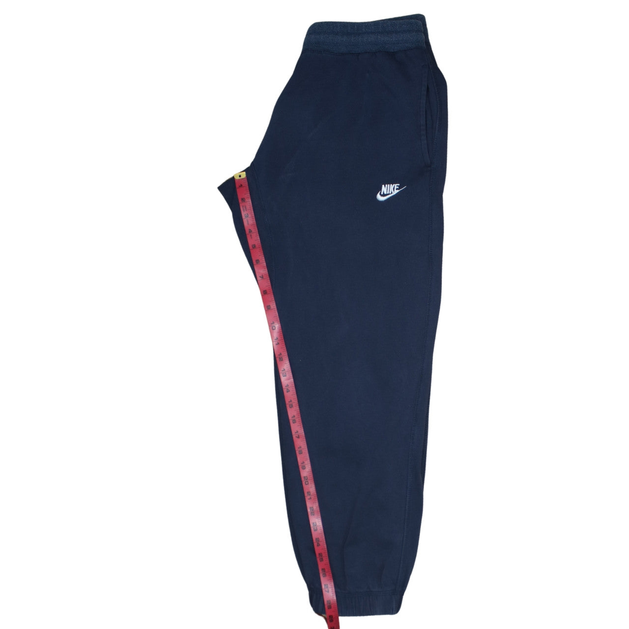 Nike Men Blue Sweatpants L Regular Fit Fleece Joggers