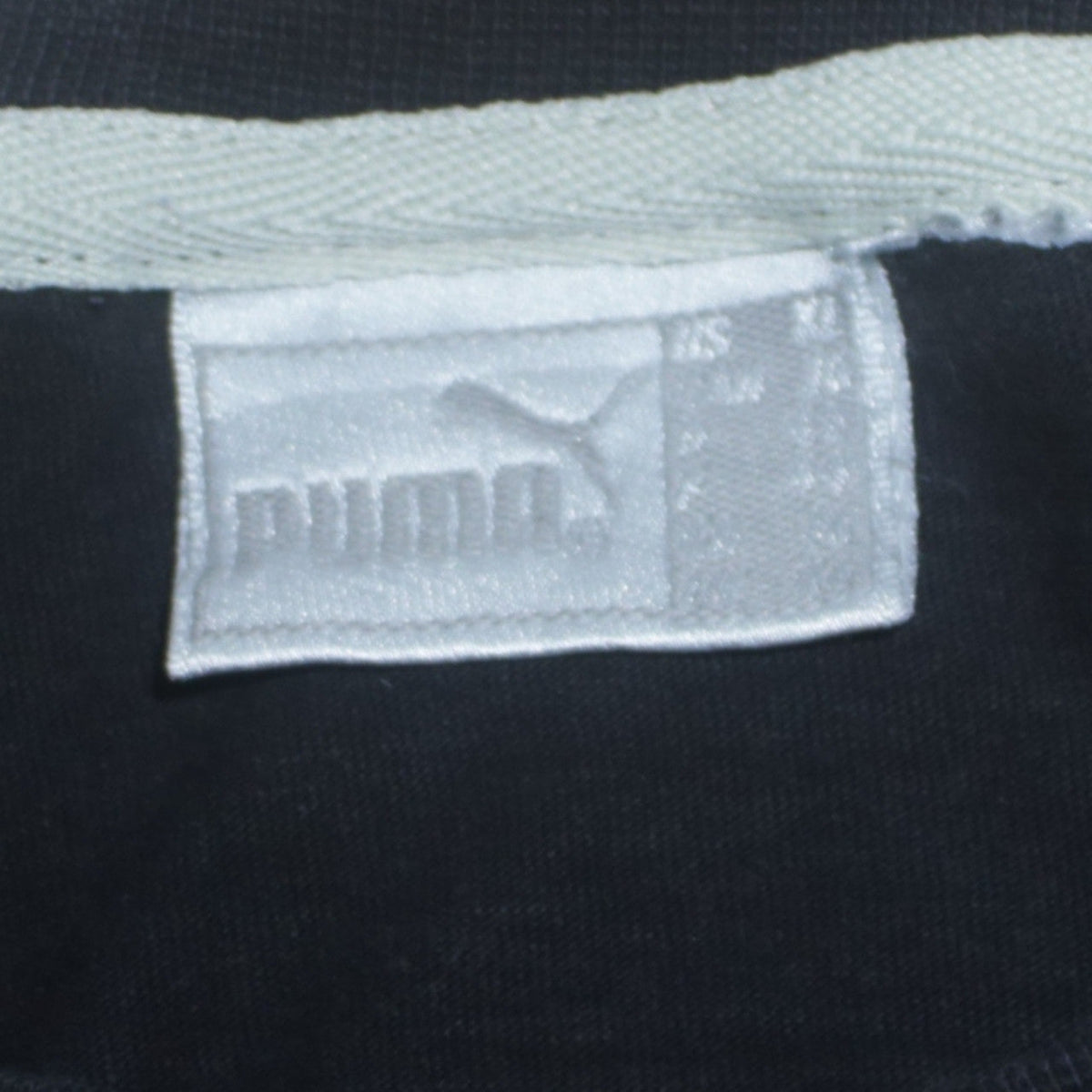 Puma Boys Black Long Sleeve Crew Neck Sports Logo Cotton T-Shirt XS