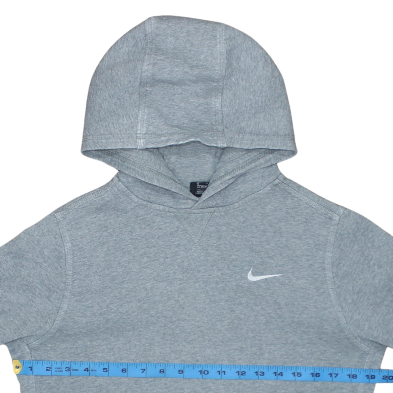 Nike Boys Grey XL Pullover Hoodie Sweatshirt 13-15 Years Cotton Blend