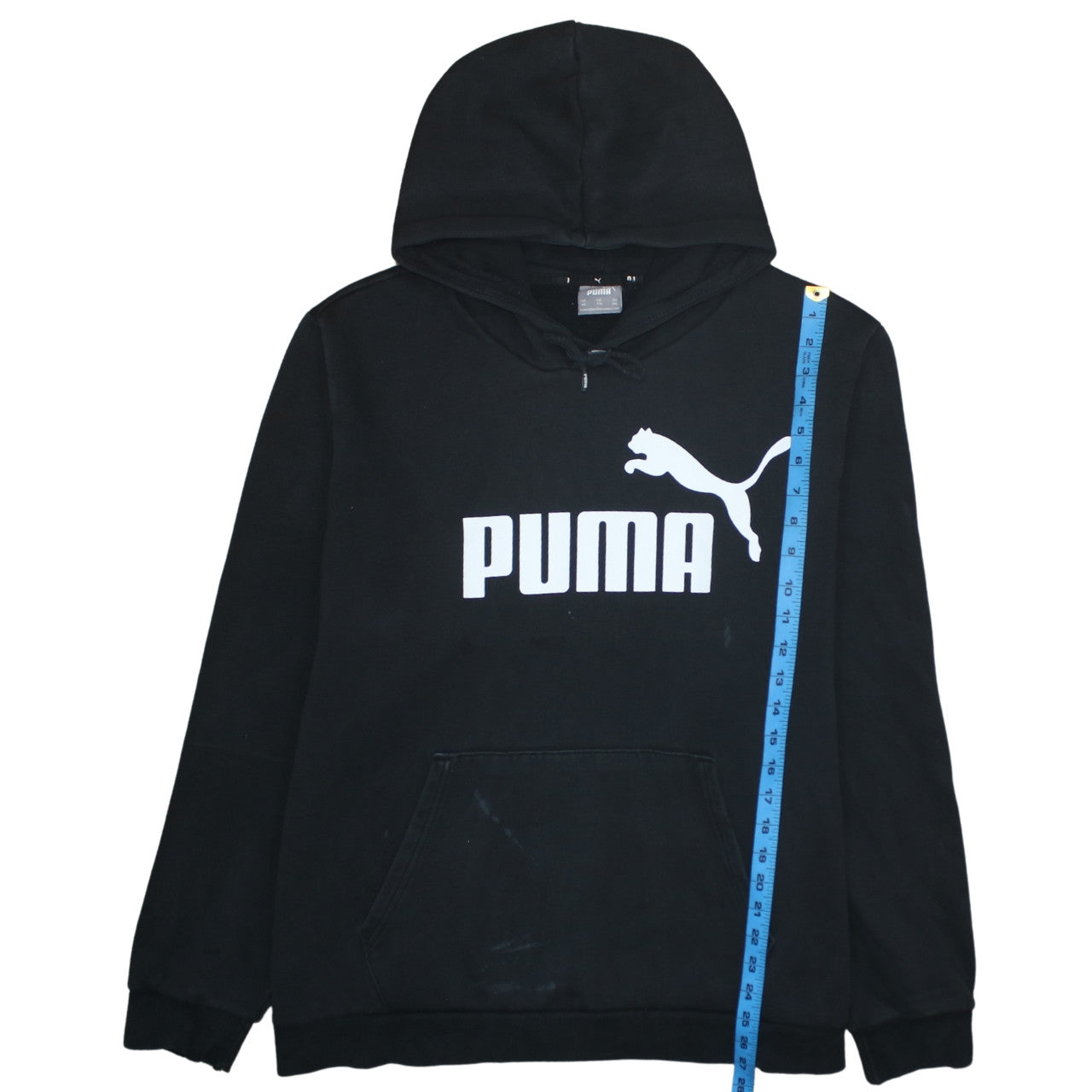 Puma Mens Black 2XL Pullover Hoodie Fleece Sportswear