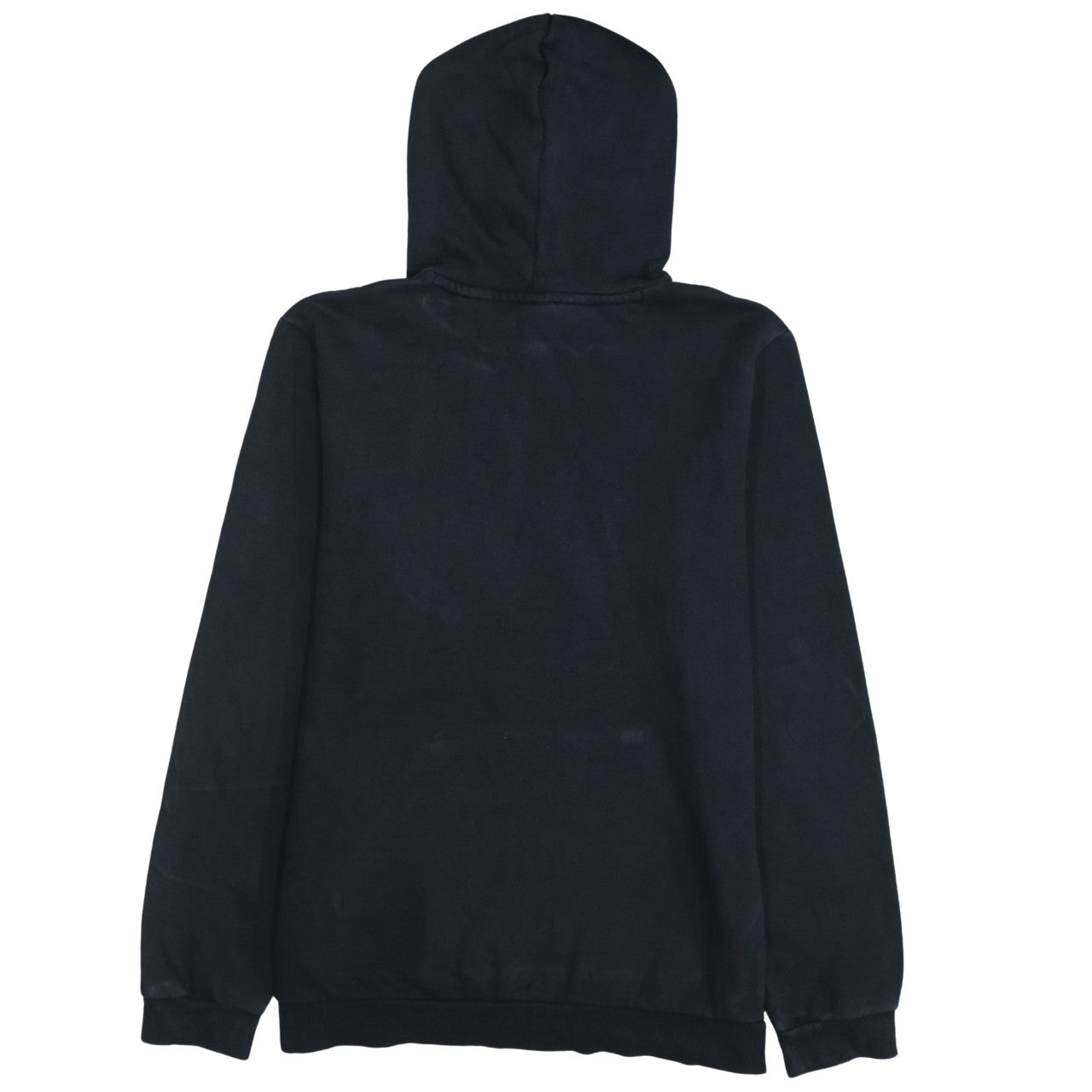 Puma Boys Black Pullover Hoodie 15-16 Years Logo Print Cotton Blend