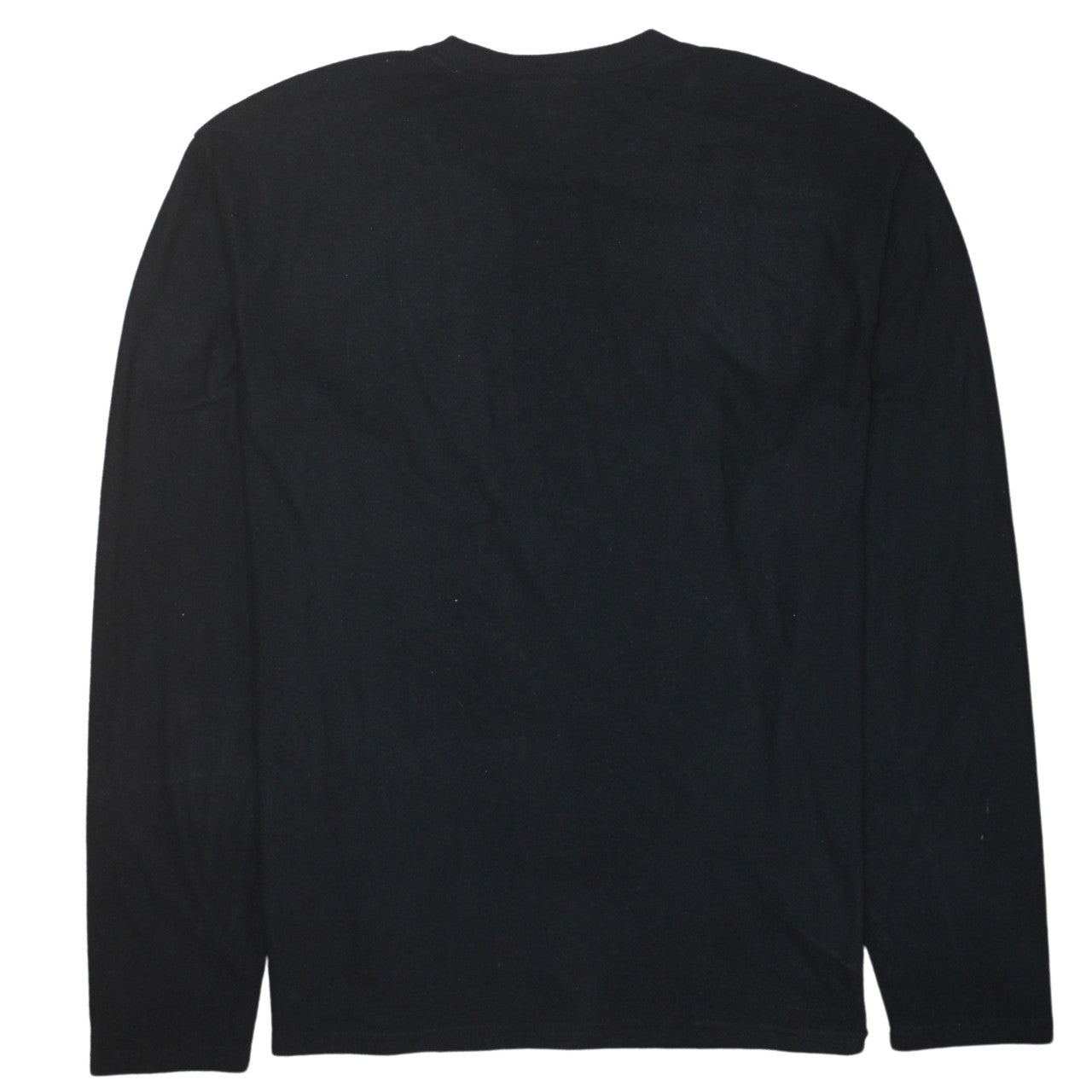 Manchester United Men's Black Long Sleeve XL Cotton T-Shirt