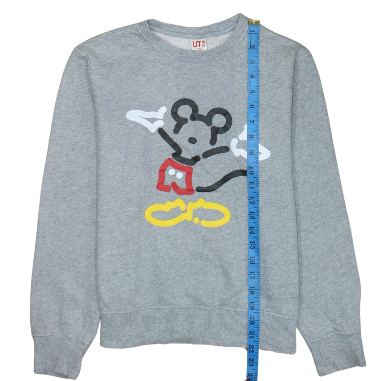 Uniqlo Girls Grey Disney Pullover Sweatshirt 14 Years Long Sleeve Graphic