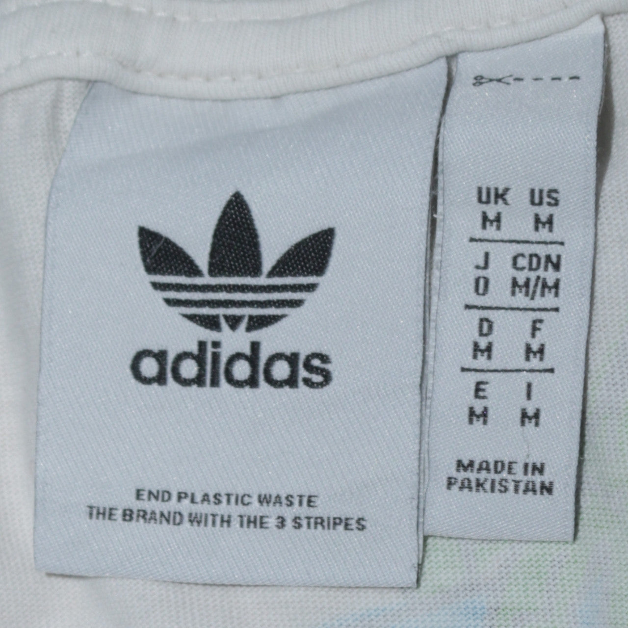 Adidas Men's White Beach Sports Graphic Print Cotton T-Shirt M