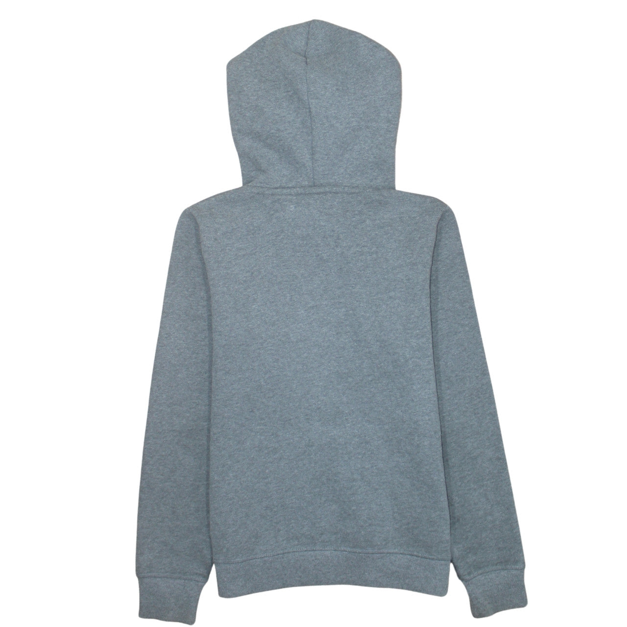 Superdry Women Grey Hoodie Pullover UK 10 Hooded Logo Casual